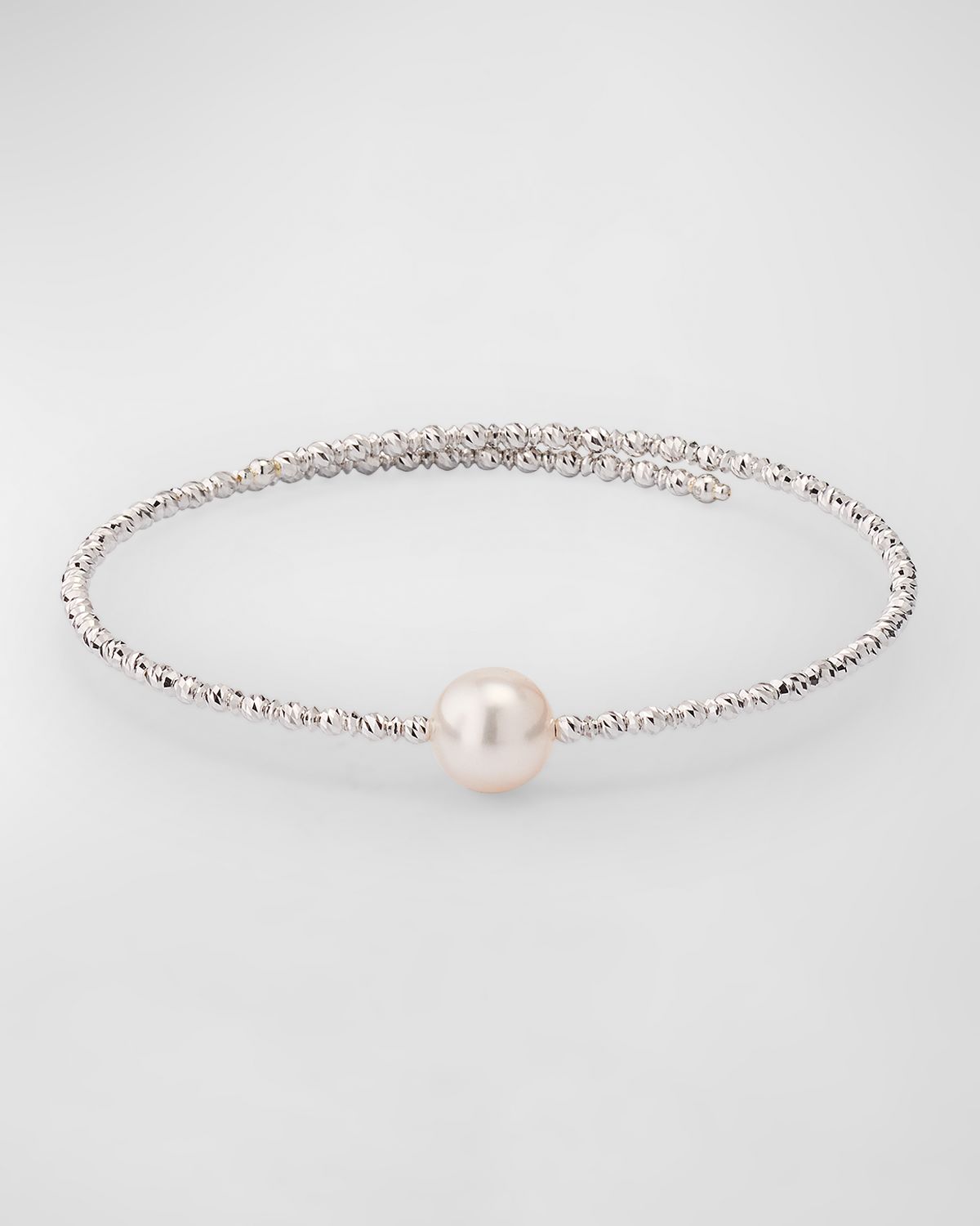 Pearls By Shari 18K White Gold Akoya Pearl Wrap Bracelet