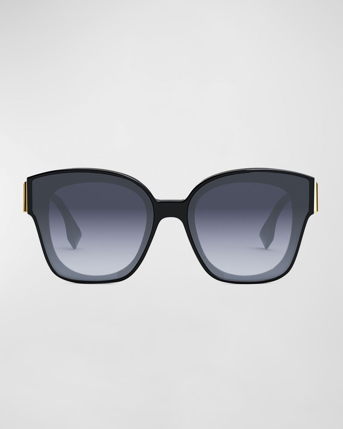 Fendi Oversized F Logo Acetate Cat-Eye Sunglasses