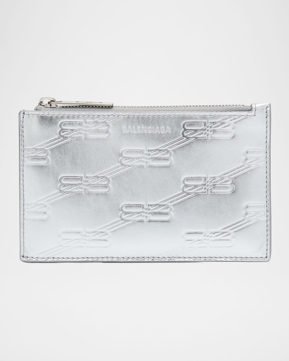 Balenciaga Men 's Embossed Monogram Long Coin And Card Holder In Box