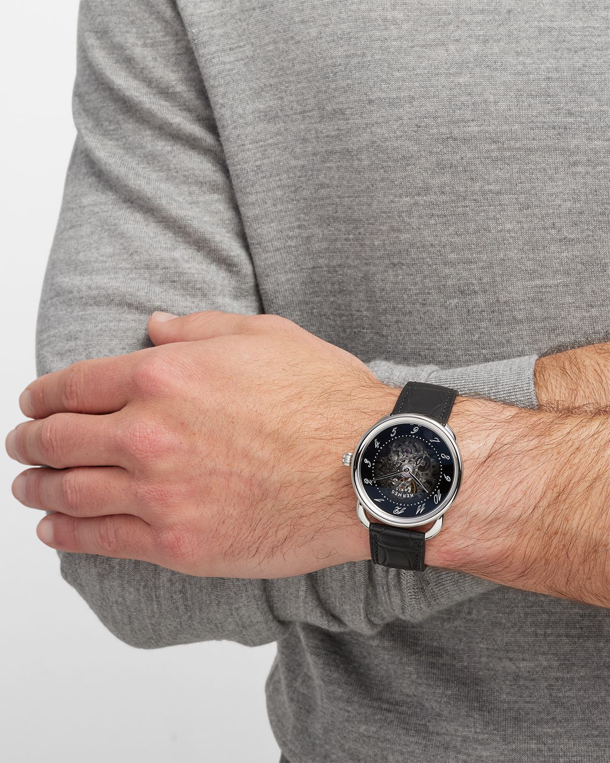 Hermes Arceau Squelette Watch, 40 mm