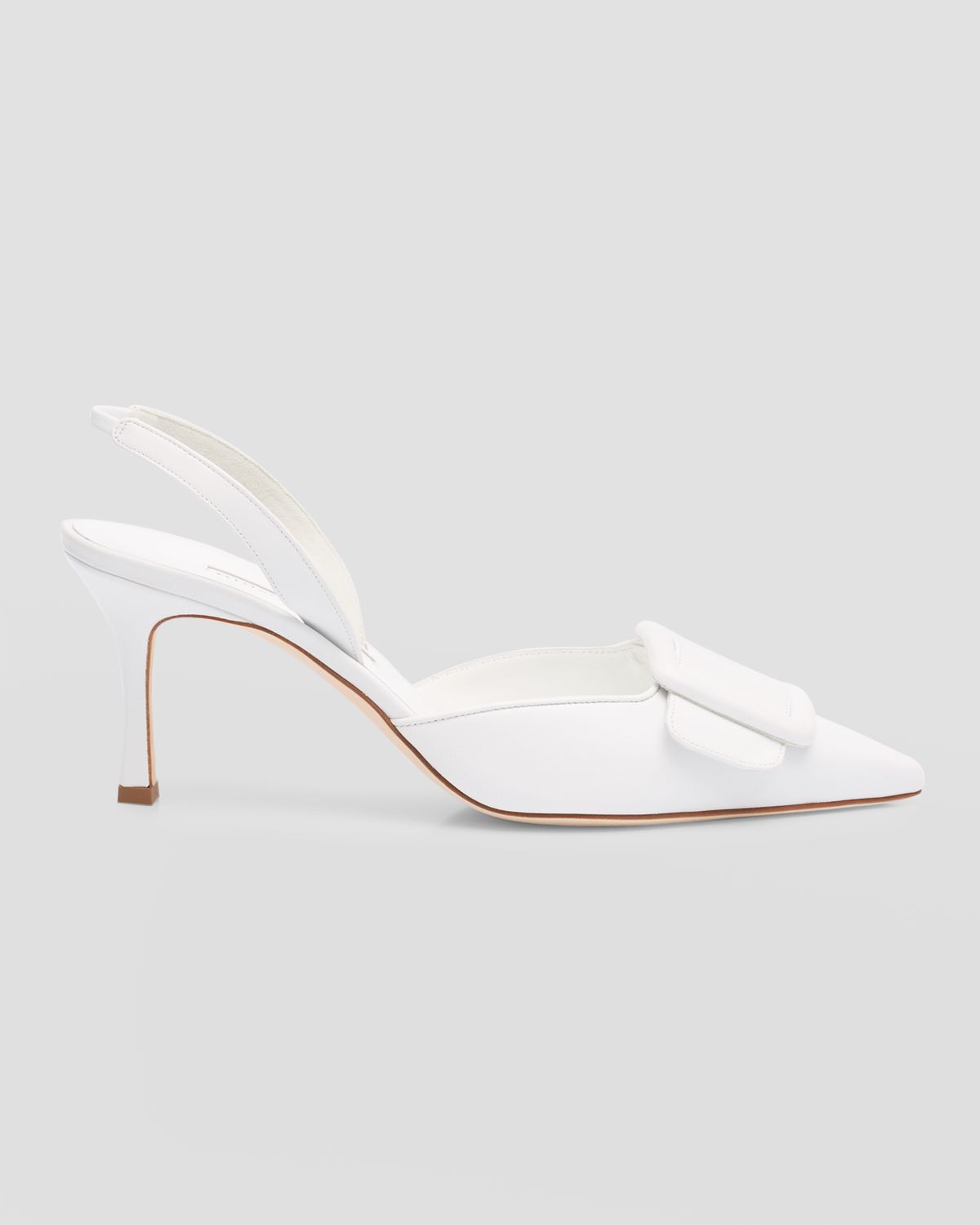 Manolo Blahnik Maysli Leather Buckle Halter Pumps | Thumbnail 7 Manolo Blahnik Maysli Leather Buckle Halter Pumps | Thumbnail 7