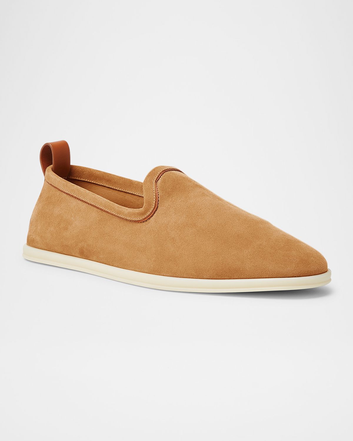 Loro Piana Men's Venice Walk Suede Loafers