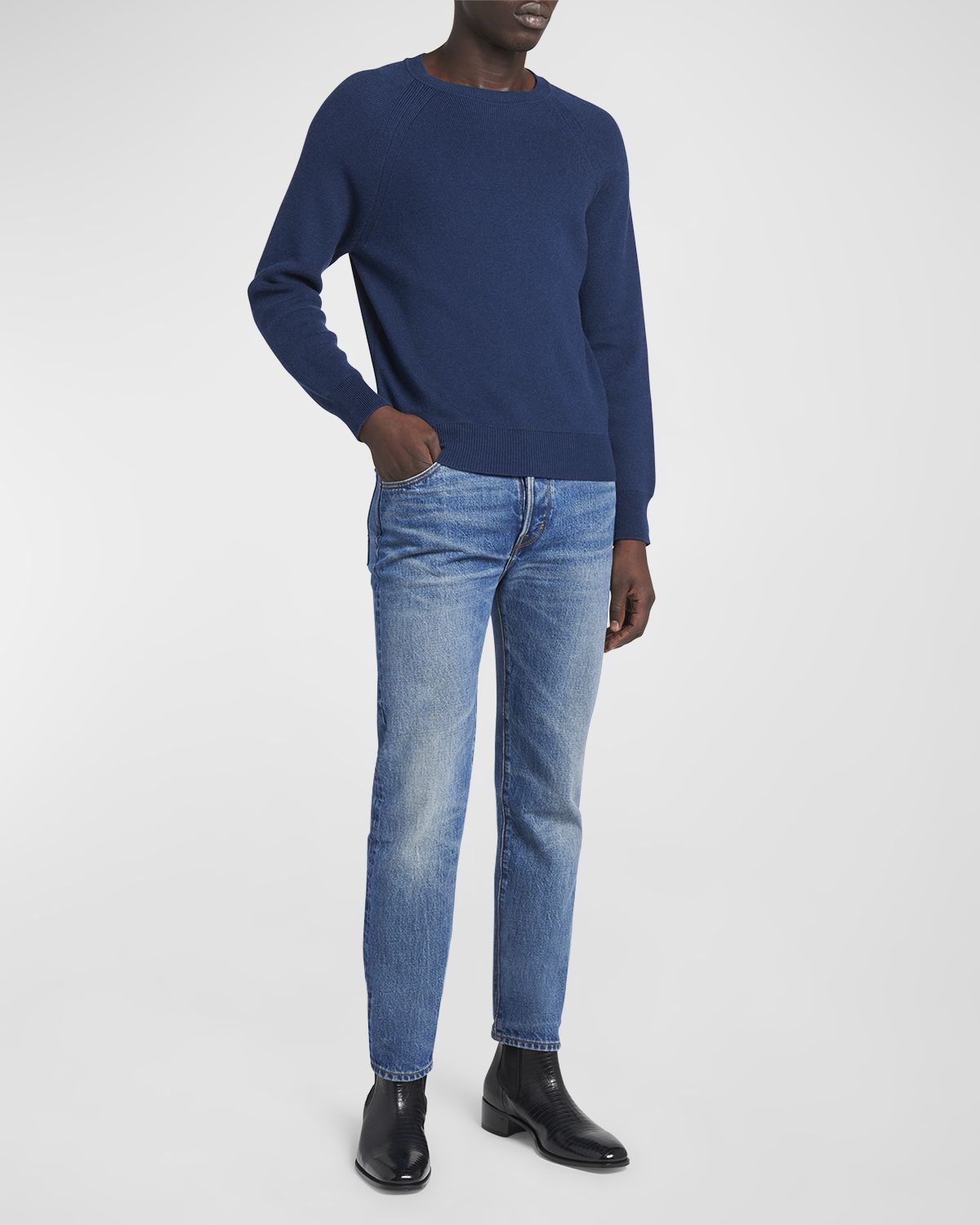 TOM FORD Men 's Wool Crewneck Sweater