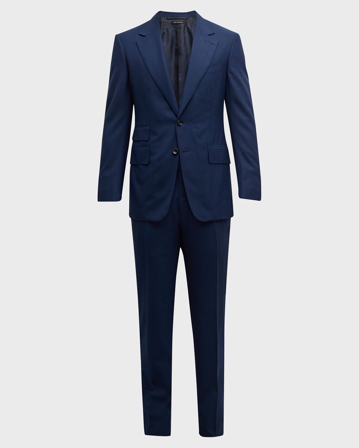 TOM FORD Men 's Shelton Mouline Check Suit
