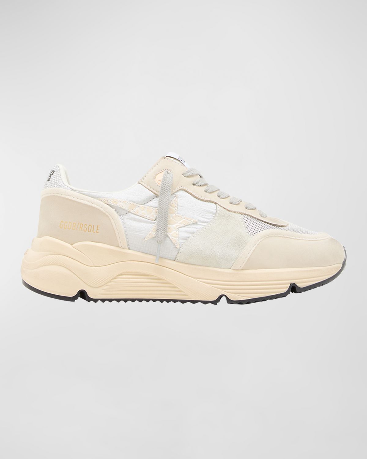Golden Goose Star Nylon Leather Running Sneakers