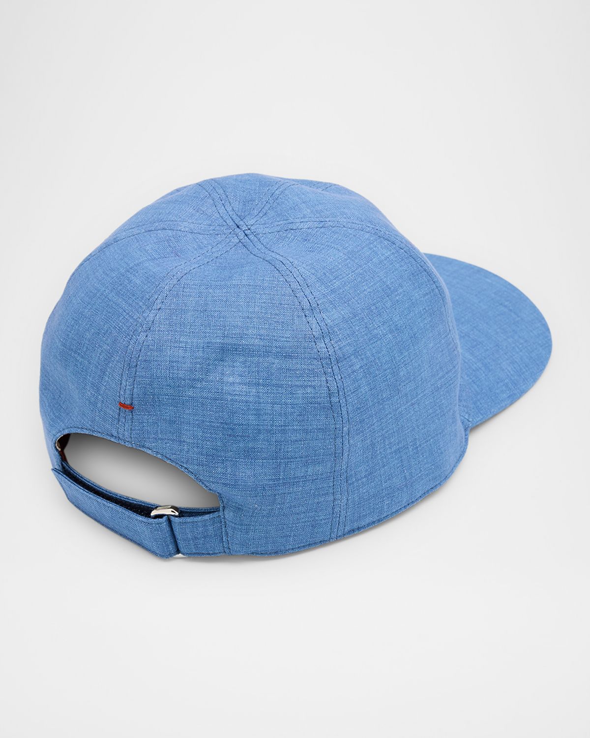 Loro Piana Men 's Linen 6-Panel Baseball Hat