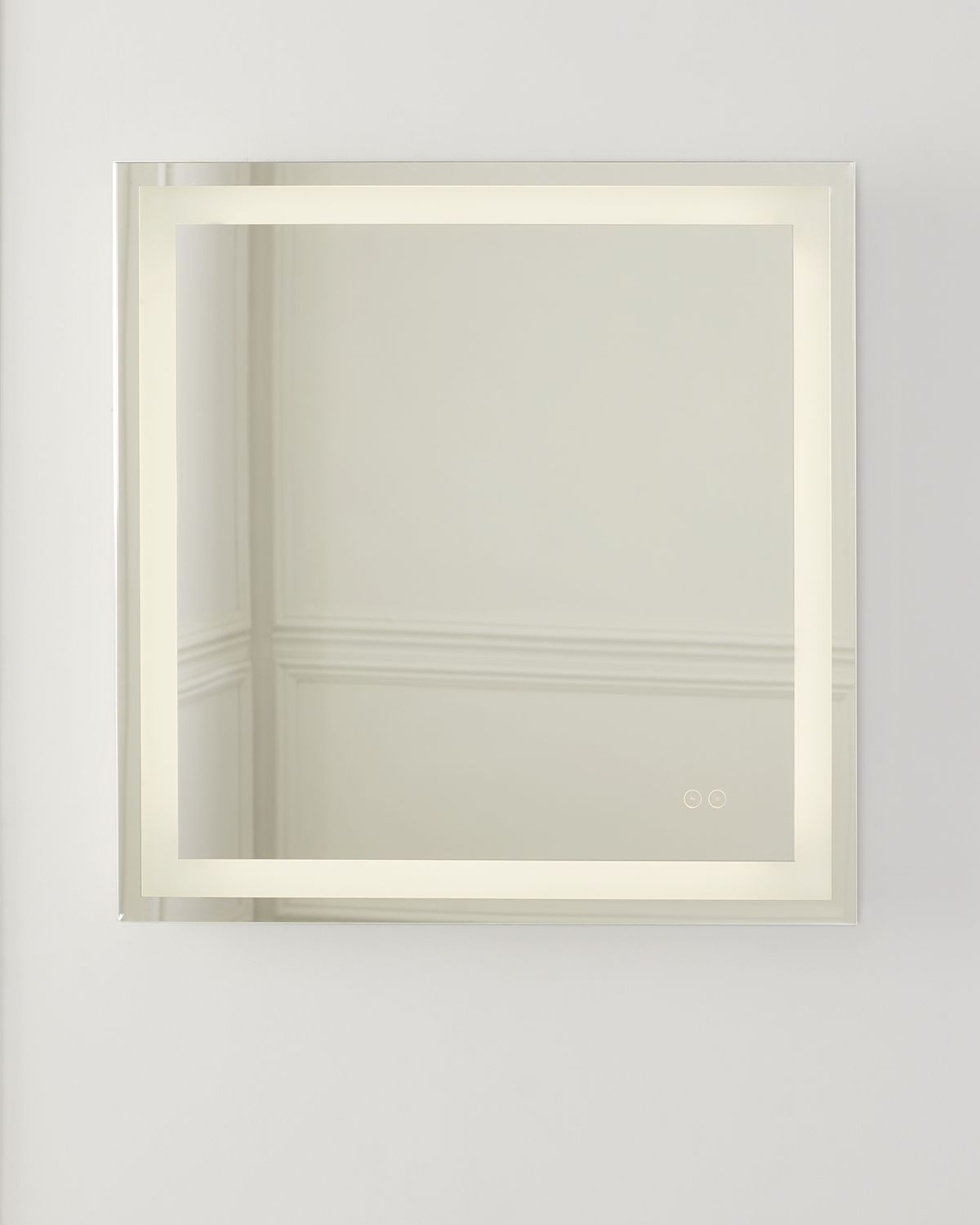 Ellington Square LED Mirror with Defogger and Dimmer, 3000K/4000K/5000K, 30"Sq.