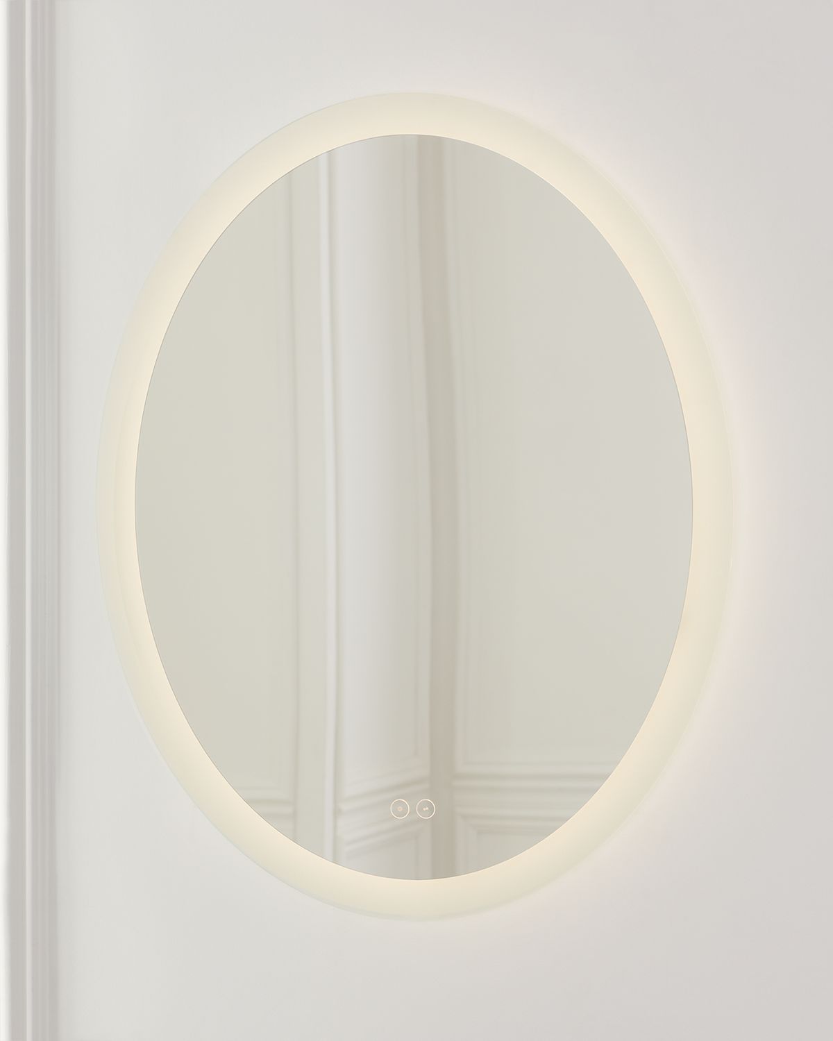Ellington Oval LED Mirror with Defogger and Dimmer, 3000K/4000K/5000K, 30" x 24" | Thumbnail 5 Ellington Oval LED Mirror with Defogger and Dimmer, 3000K/4000K/5000K, 30" x 24" | Thumbnail 5