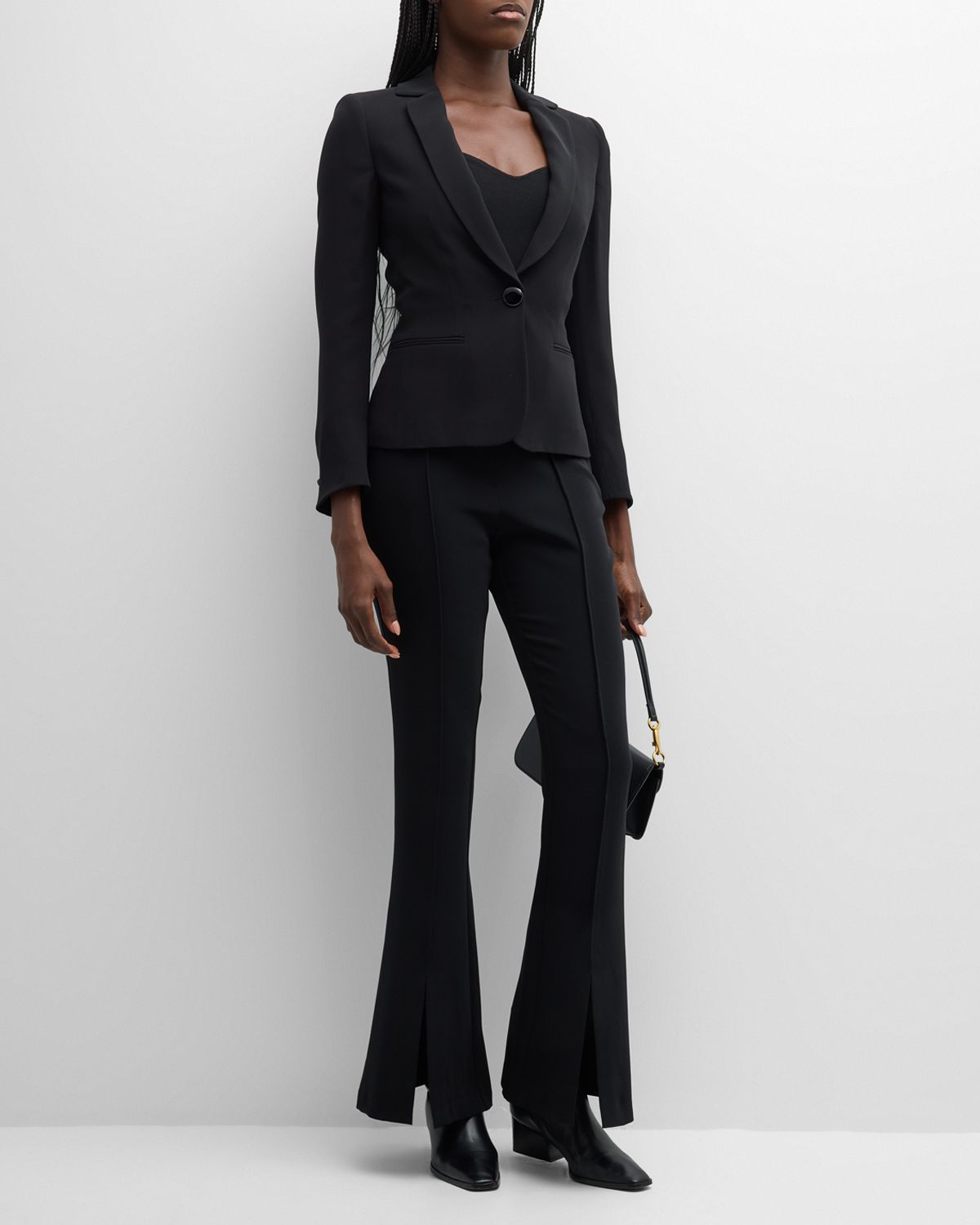 Giorgio Armani Cady Tailored Blazer Jacket