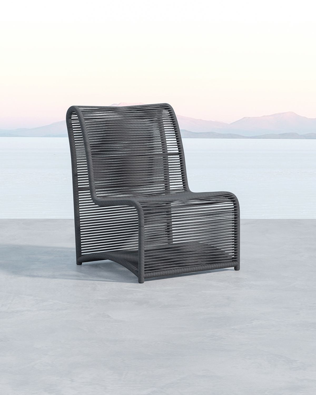 Sunset West Milano Armless Club Chair