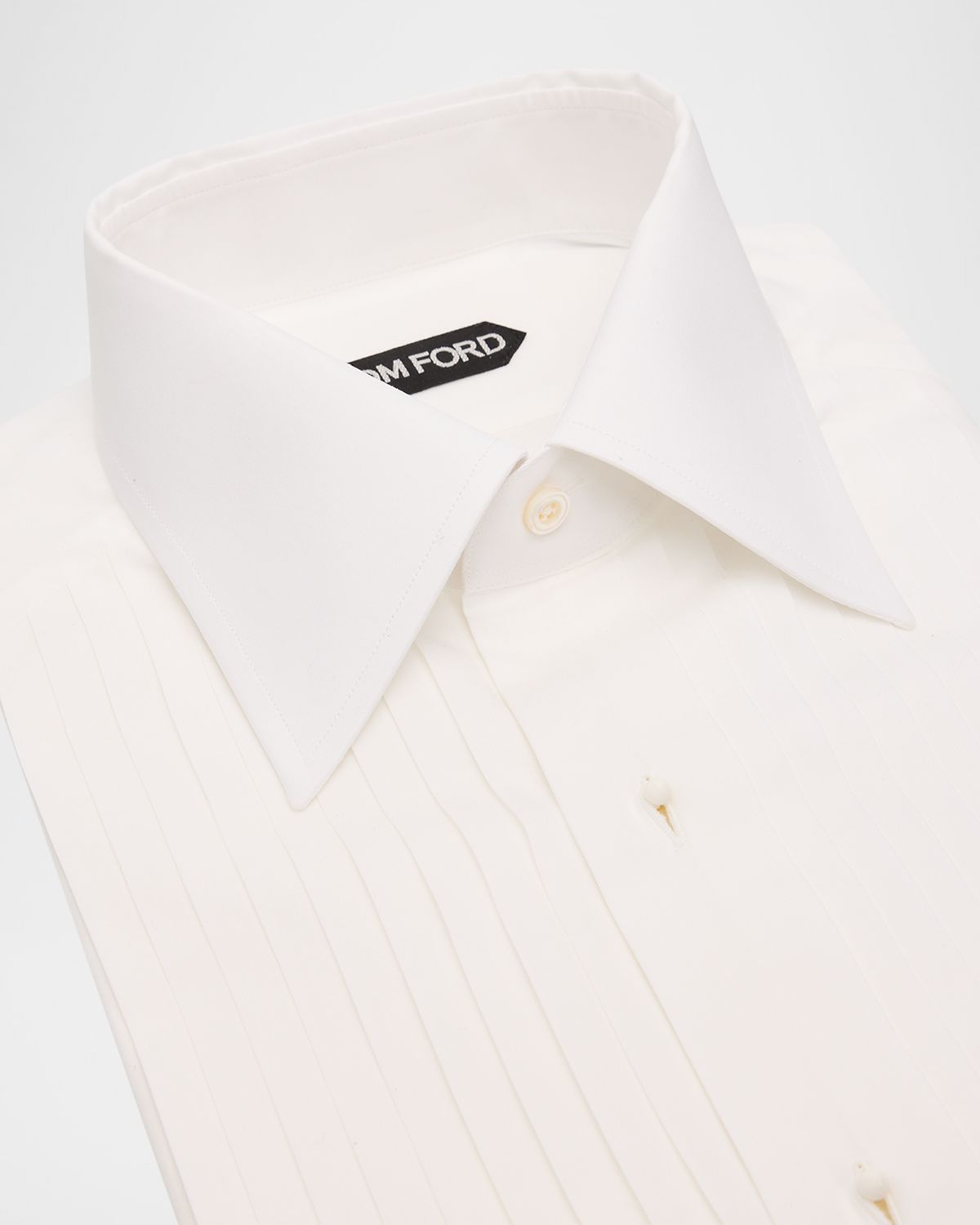 TOM FORD Men 's French Cuff Pleated Dress Shirt | Thumbnail 5