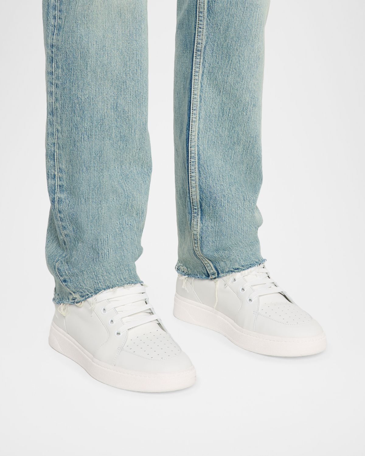 Giuseppe Zanotti Men 's GZ 94 Leather Low Top Sneakers