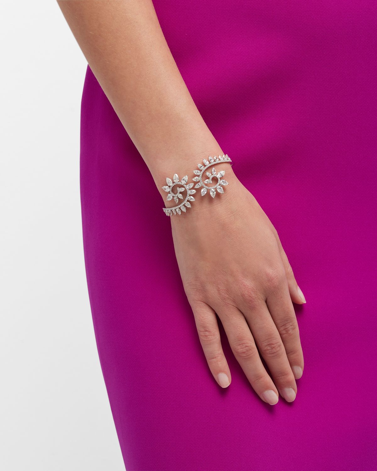 Gismondi 1754 18K White Gold Genesis Bracelet with Diamonds