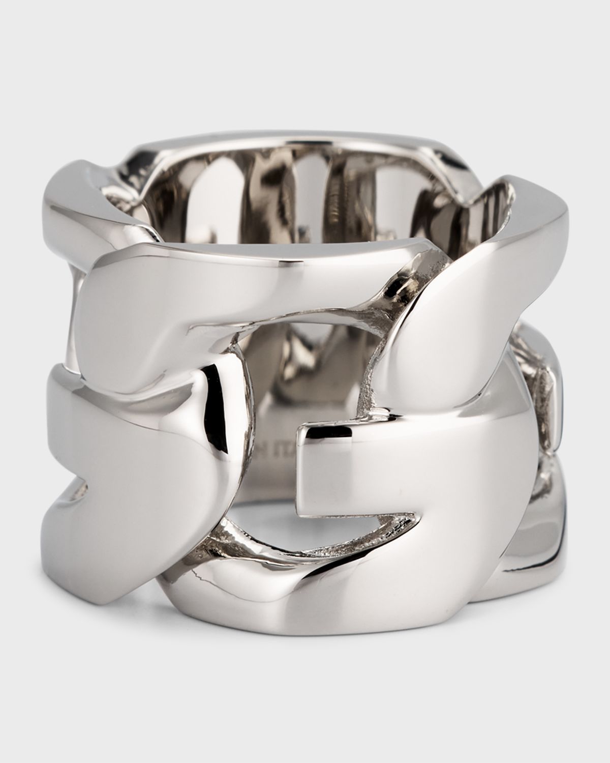 Givenchy Men 's ID Logo G Chain Ring