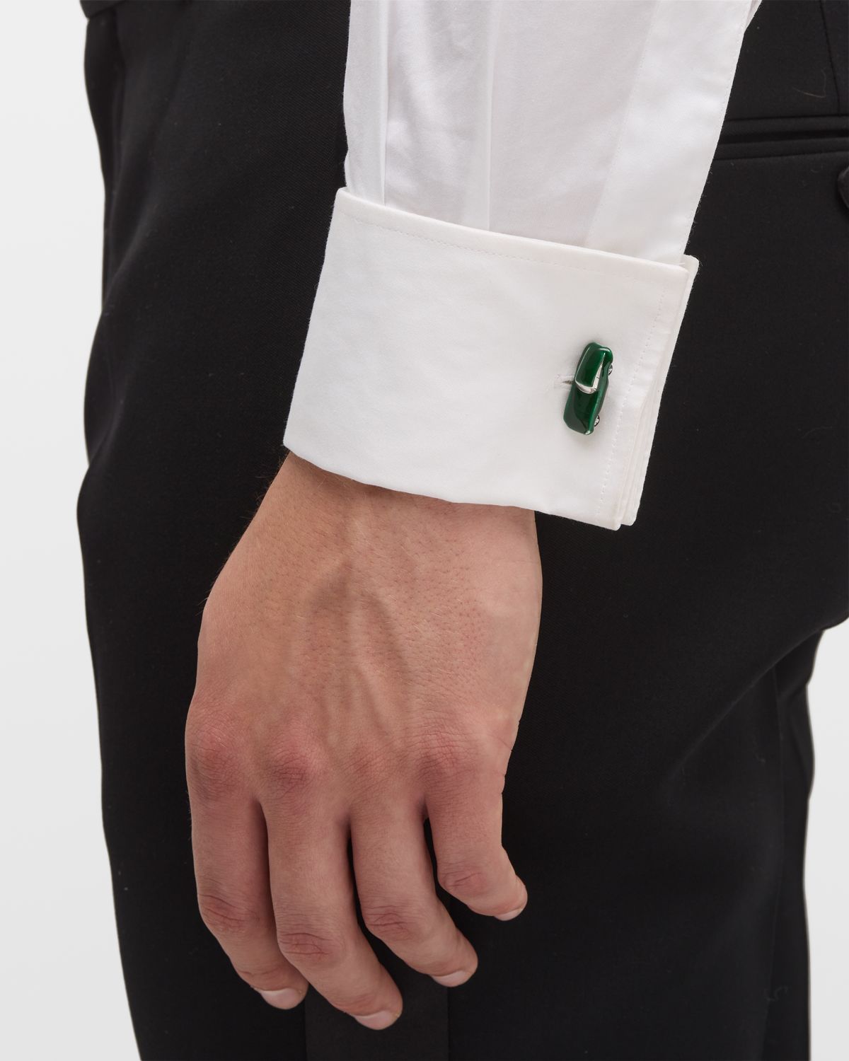 Jan Leslie Men 's Sports Car Enamel Sterling Silver Cufflinks