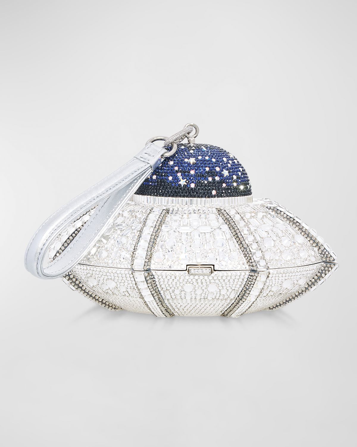 Judith Leiber Couture UFO Orbiter Clutch Bag With Removable Wristlet Strap | Thumbnail 6