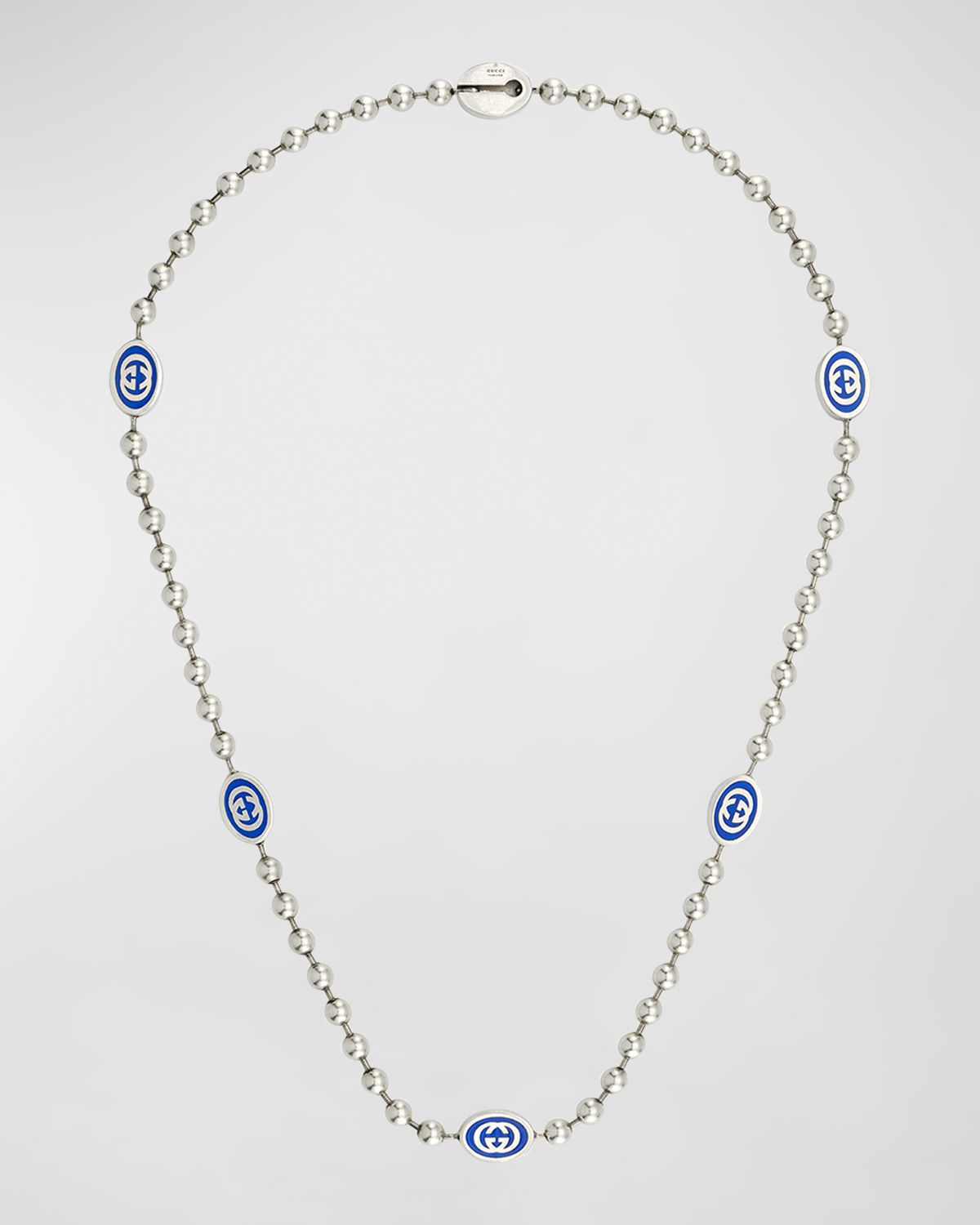 Gucci Men 's Interlocking G Boule Chain Necklace