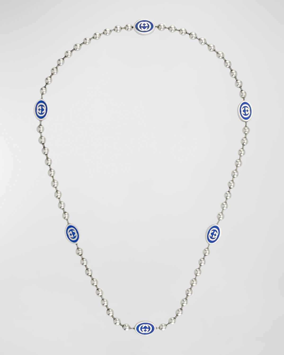 Gucci Men 's Interlocking G Boule Chain Necklace