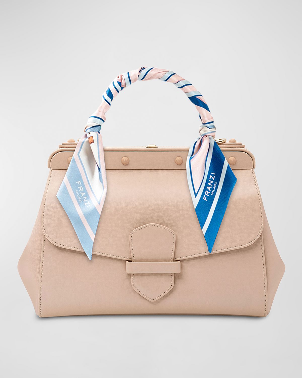 Franzi Printed Twill Silk Bandeau Scarf