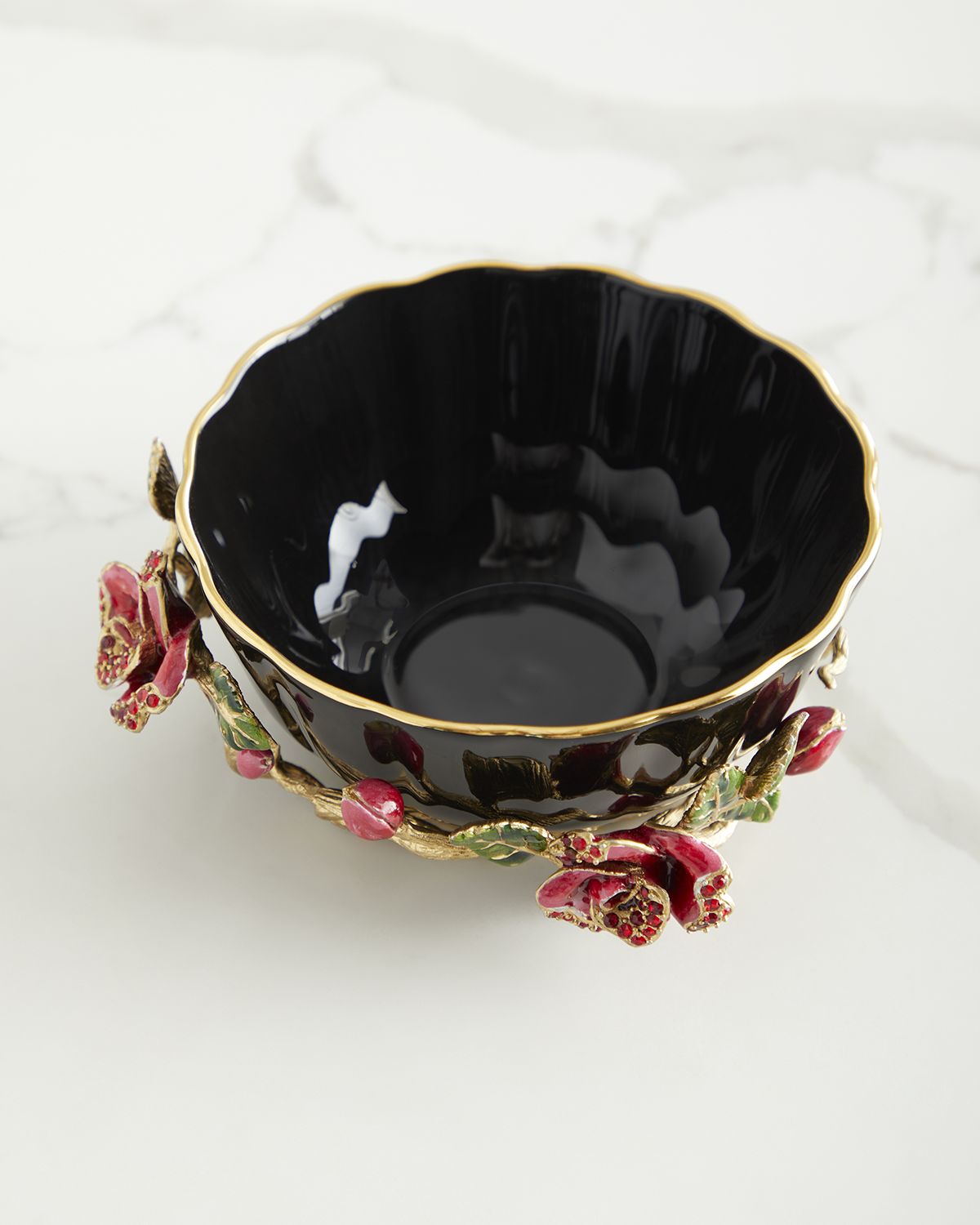 Jay Strongwater Nightbloom Bowl