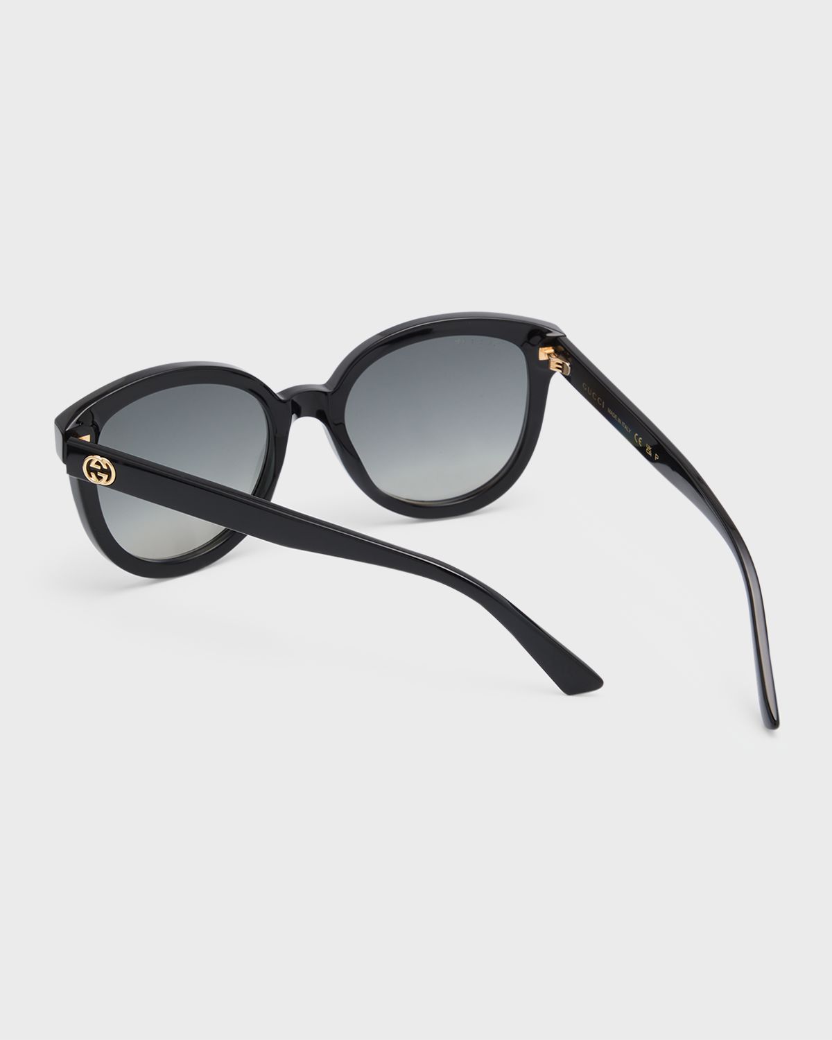 Gucci Polarized Round Acetate Sunglasses