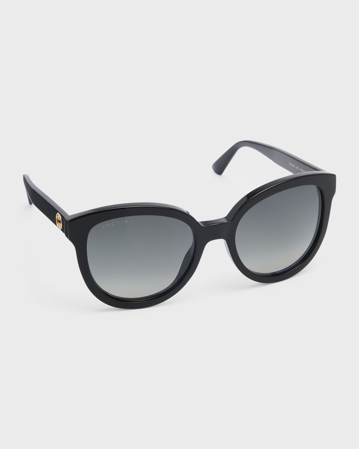 Gucci Polarized Round Acetate Sunglasses