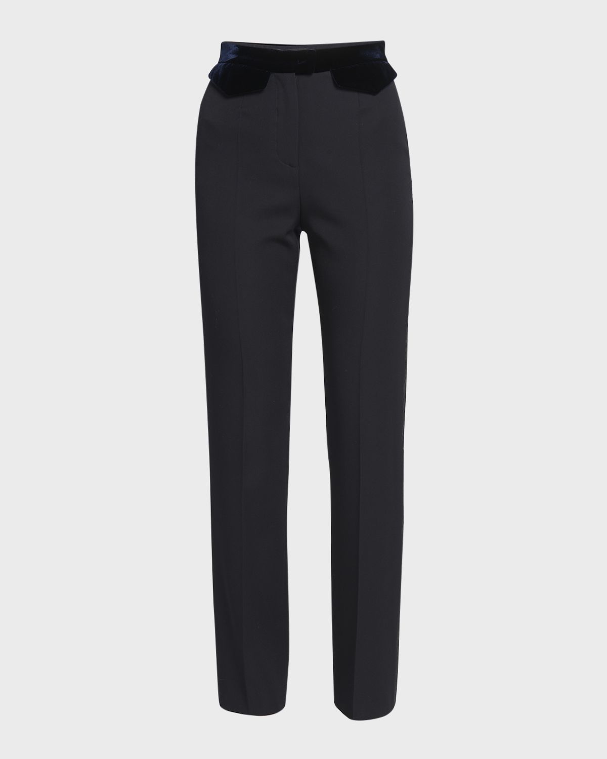 Giorgio Armani Wool Tuxedo Pants with Velvet Details | Thumbnail 7 Giorgio Armani Wool Tuxedo Pants with Velvet Details | Thumbnail 7