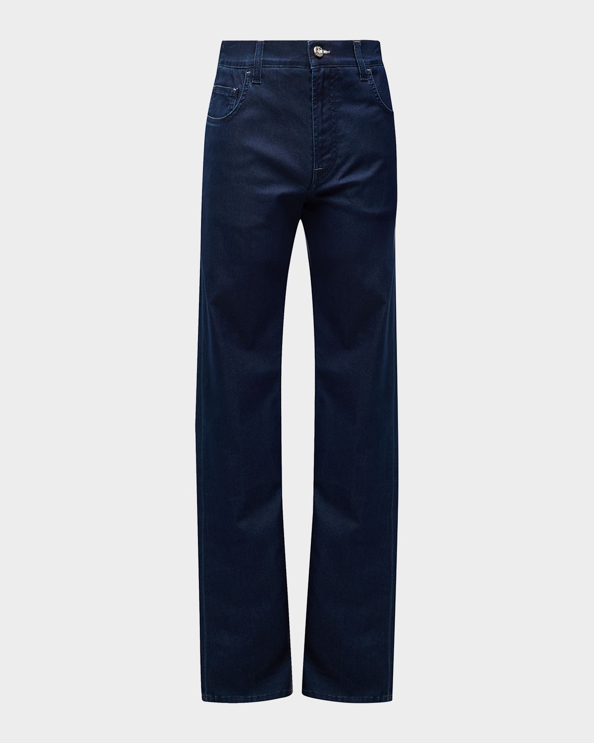Stefano Ricci Men 's Straight-Fit Dark Wash Jeans
