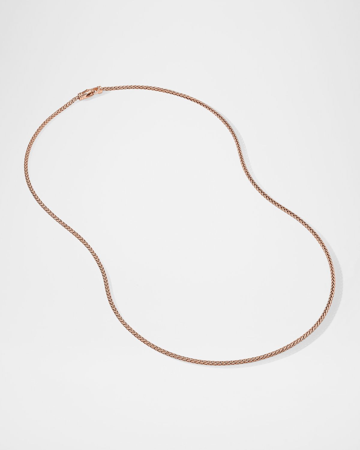 David Yurman 2.5mm Men 's Wheat Chain Necklace in 18K Gold