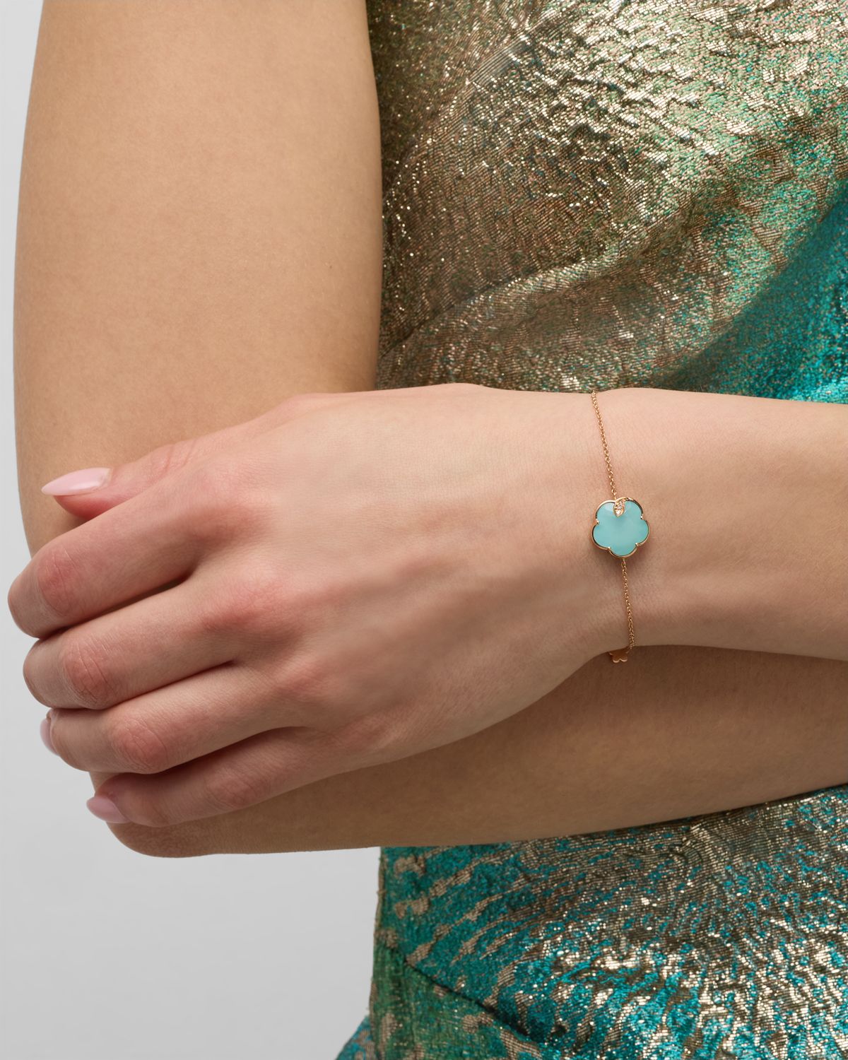 Pasquale Bruni Petit Joli 18K Rose Gold Bracelet with Diamonds