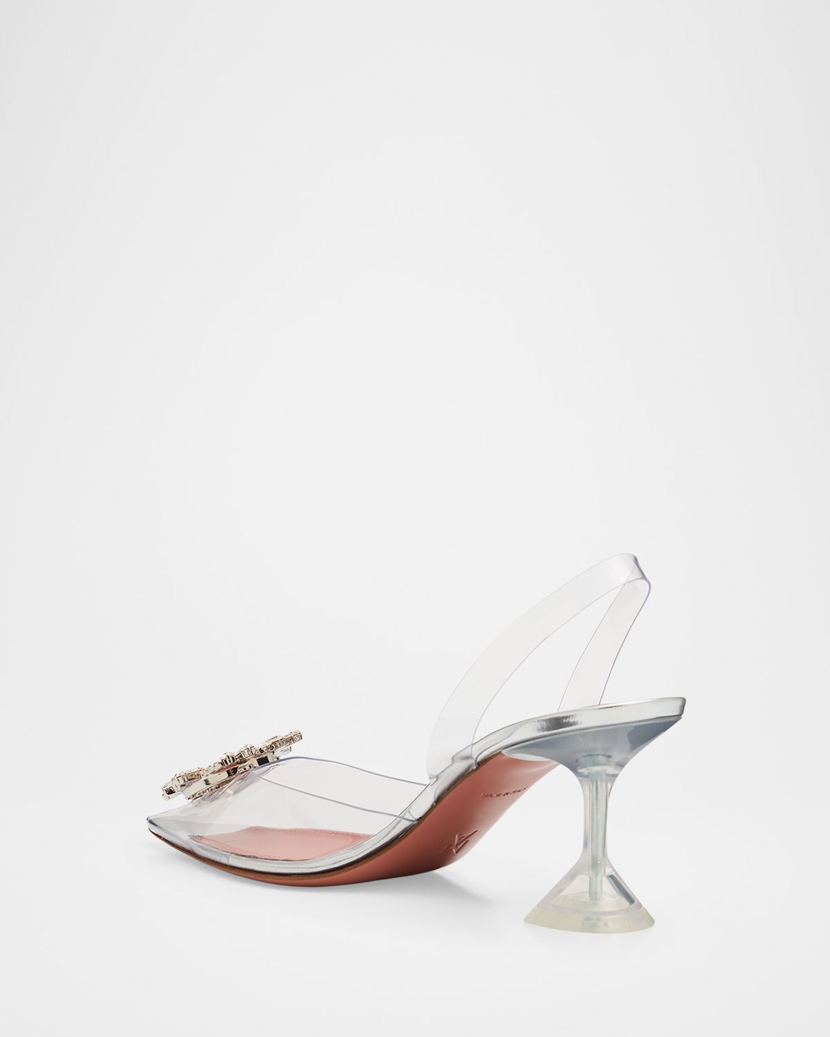 Amina Muaddi Begum Clear Crystal Slingback Pumps | Thumbnail 6 Amina Muaddi Begum Clear Crystal Slingback Pumps | Thumbnail 6