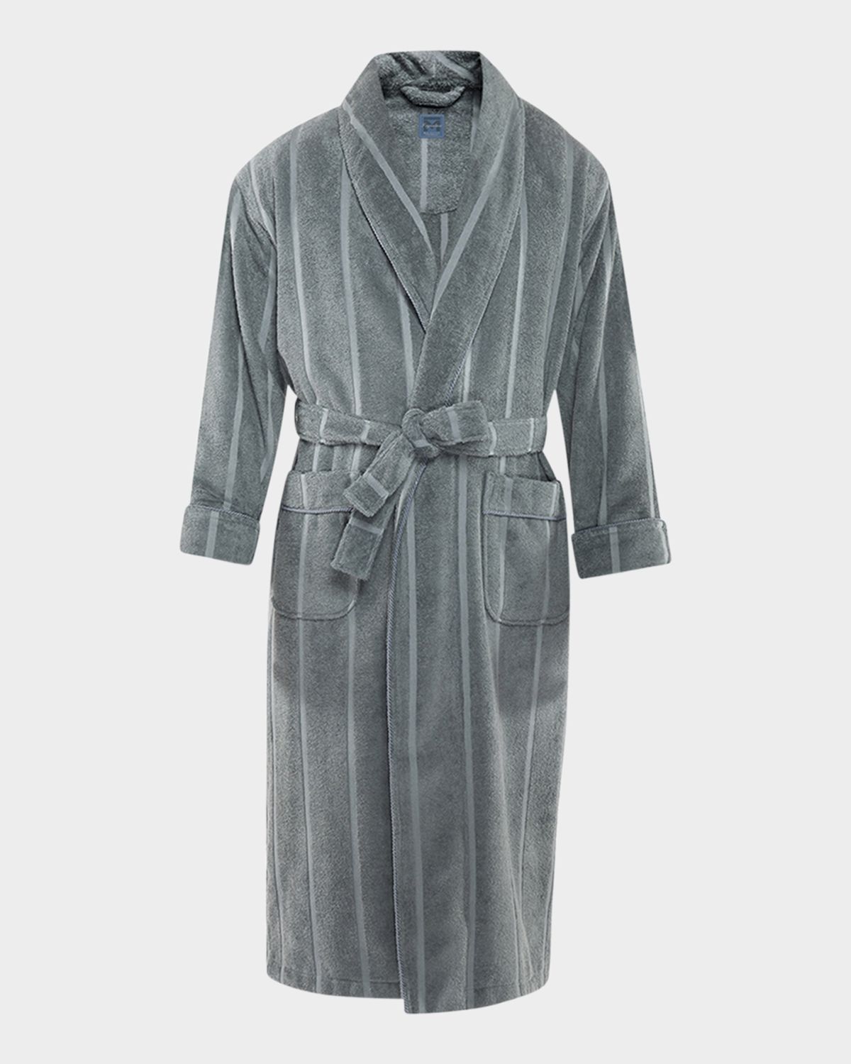 Majestic International Men 's Ultra Lux Jacquard Shawl Robe | Thumbnail 4 Majestic International Men 's Ultra Lux Jacquard Shawl Robe | Thumbnail 4