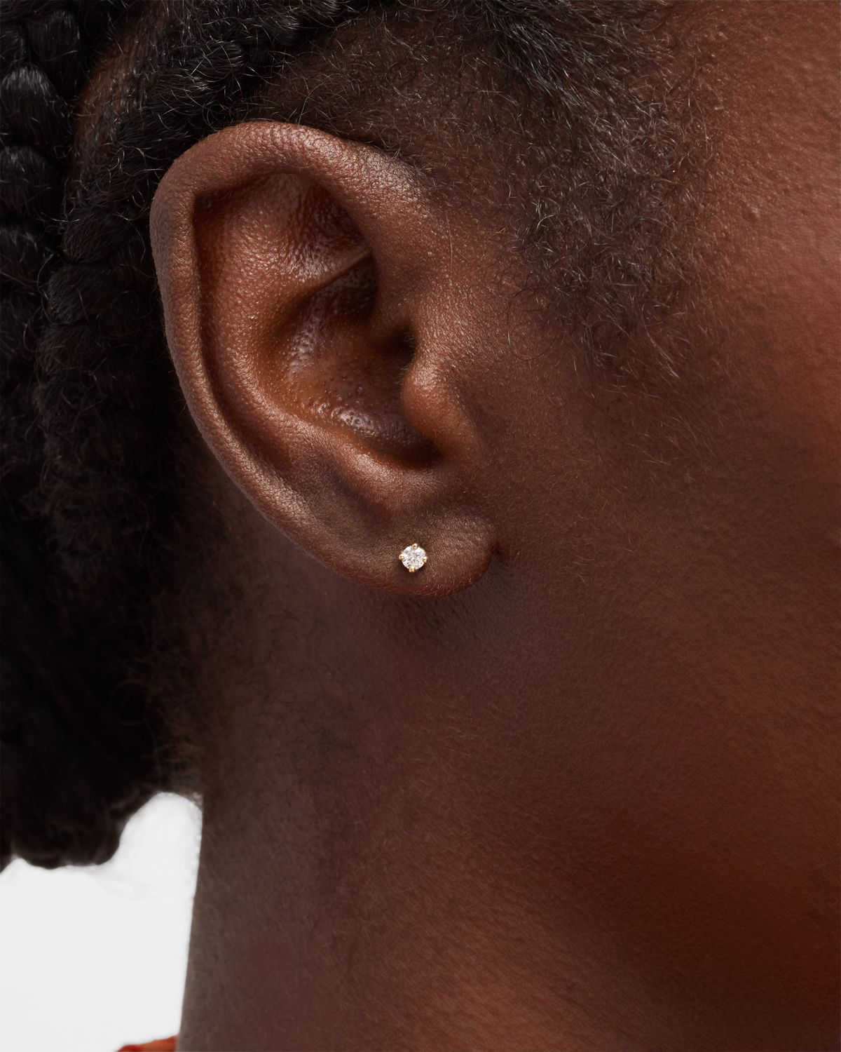 Zoe Lev Jewelry 14K Gold 4-Prong Diamond Stud Earrings