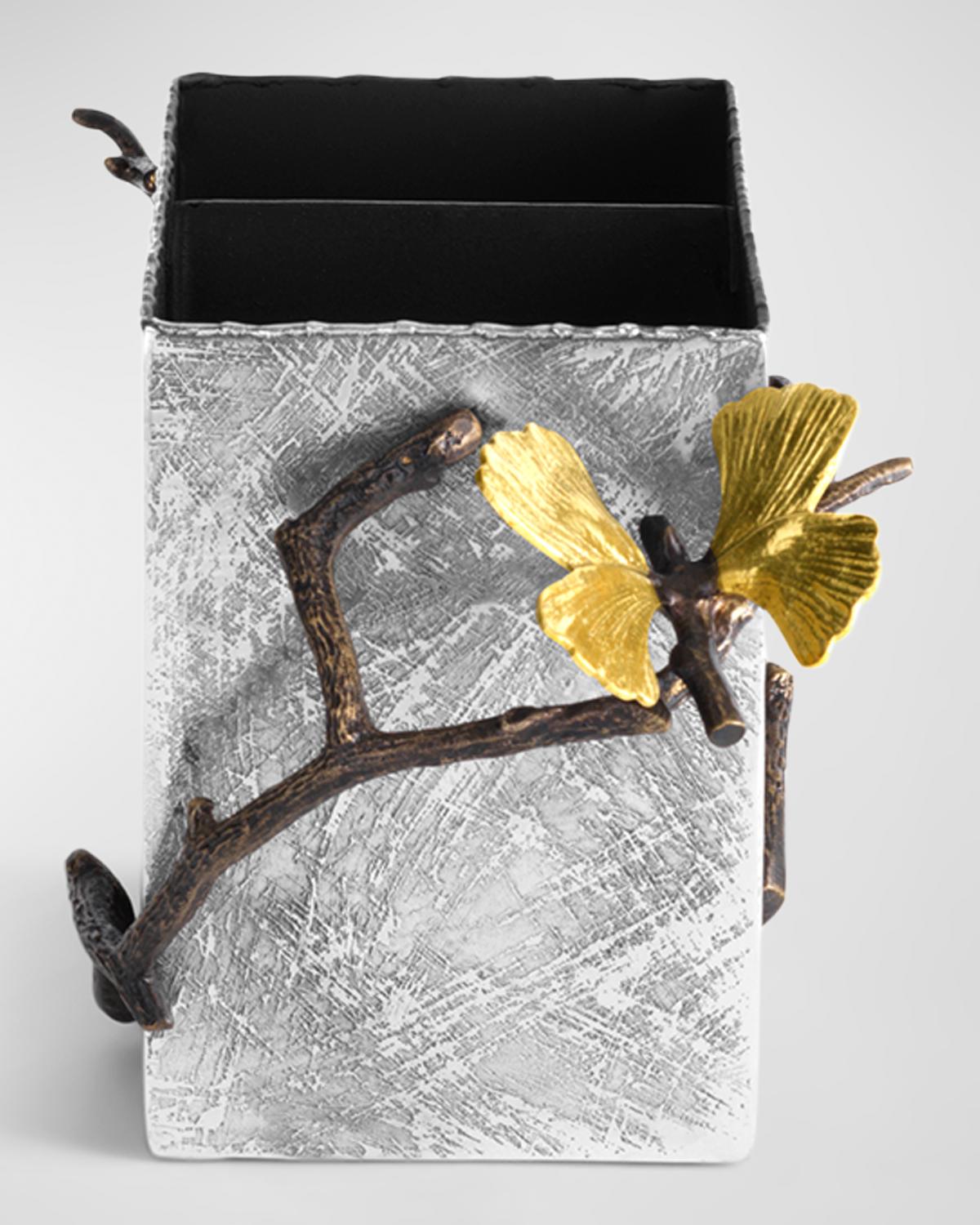 Michael Aram Butterfly Ginkgo Two-Compartment Cutlery Caddy | Thumbnail 3 Michael Aram Butterfly Ginkgo Two-Compartment Cutlery Caddy | Thumbnail 3