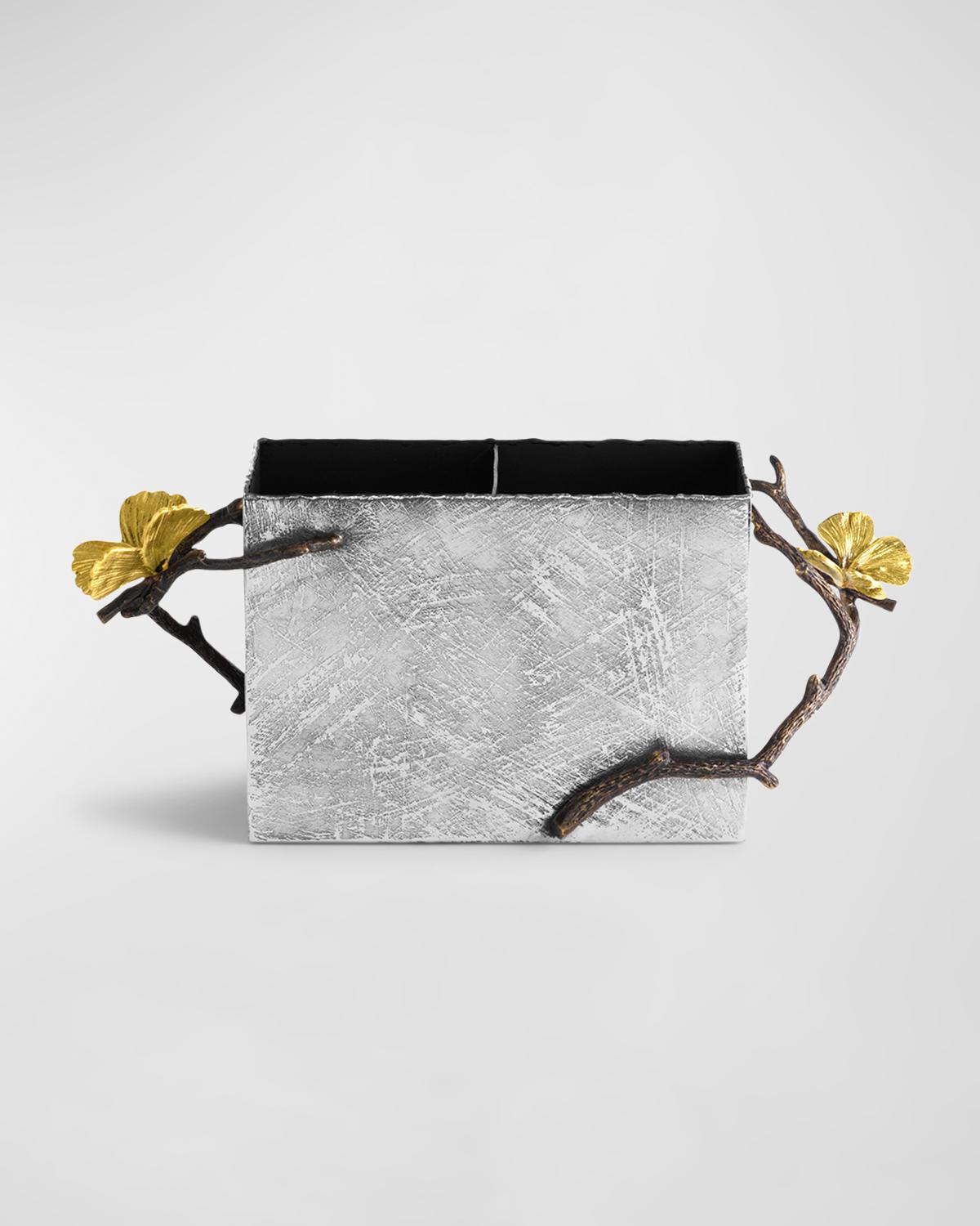 Michael Aram Butterfly Ginkgo Two-Compartment Cutlery Caddy | Thumbnail 1 Michael Aram Butterfly Ginkgo Two-Compartment Cutlery Caddy | Thumbnail 1