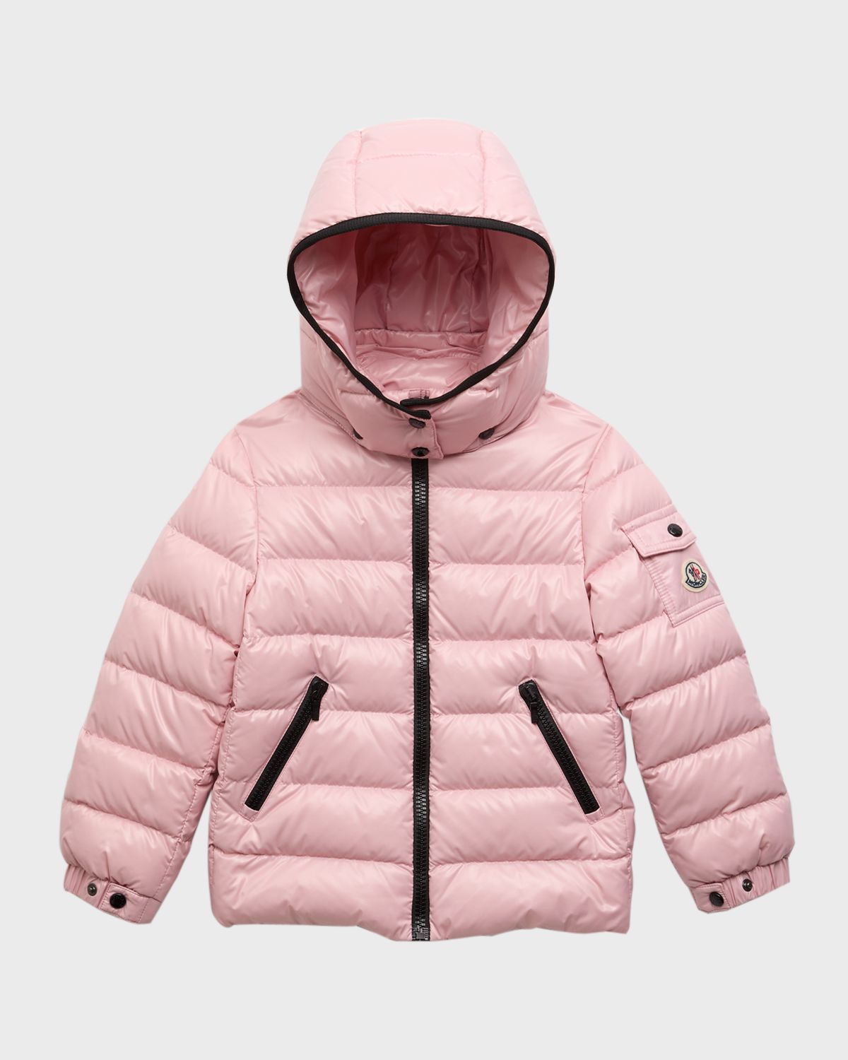 Moncler Girl 's Bady Quilted Puffer Down Jacket, Size 8-14