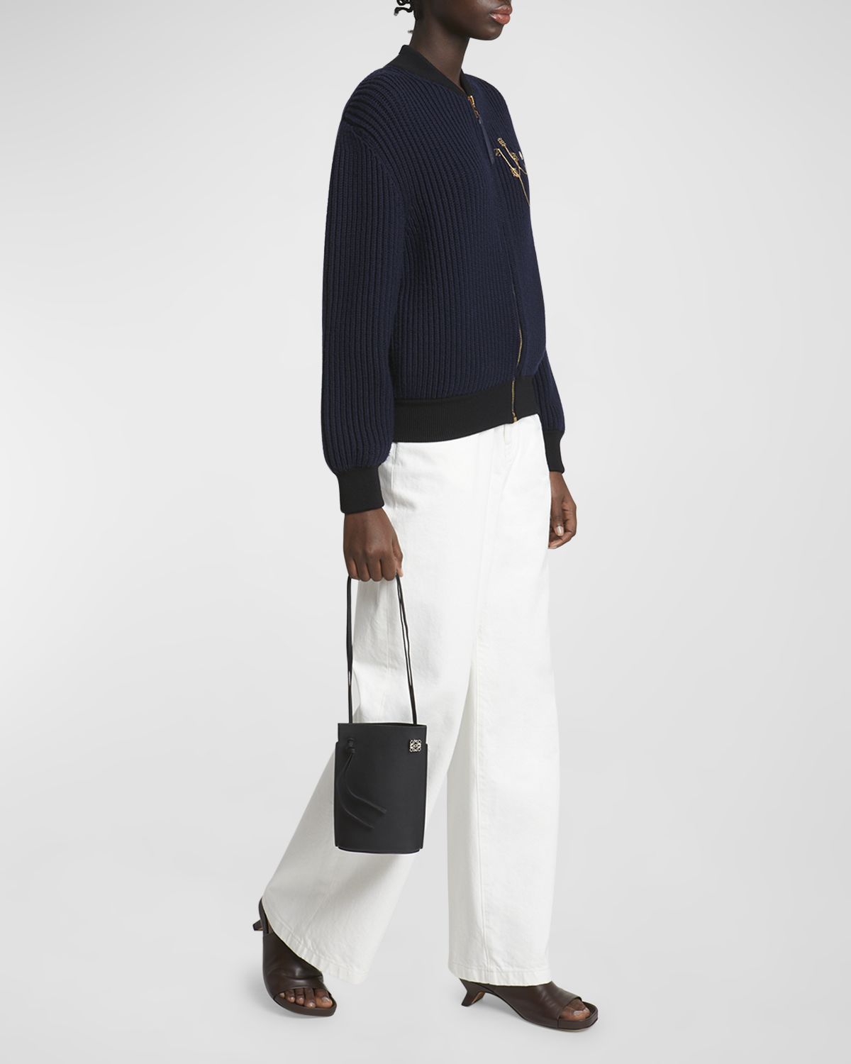 Loewe Dice Pocket in Leather with Strap