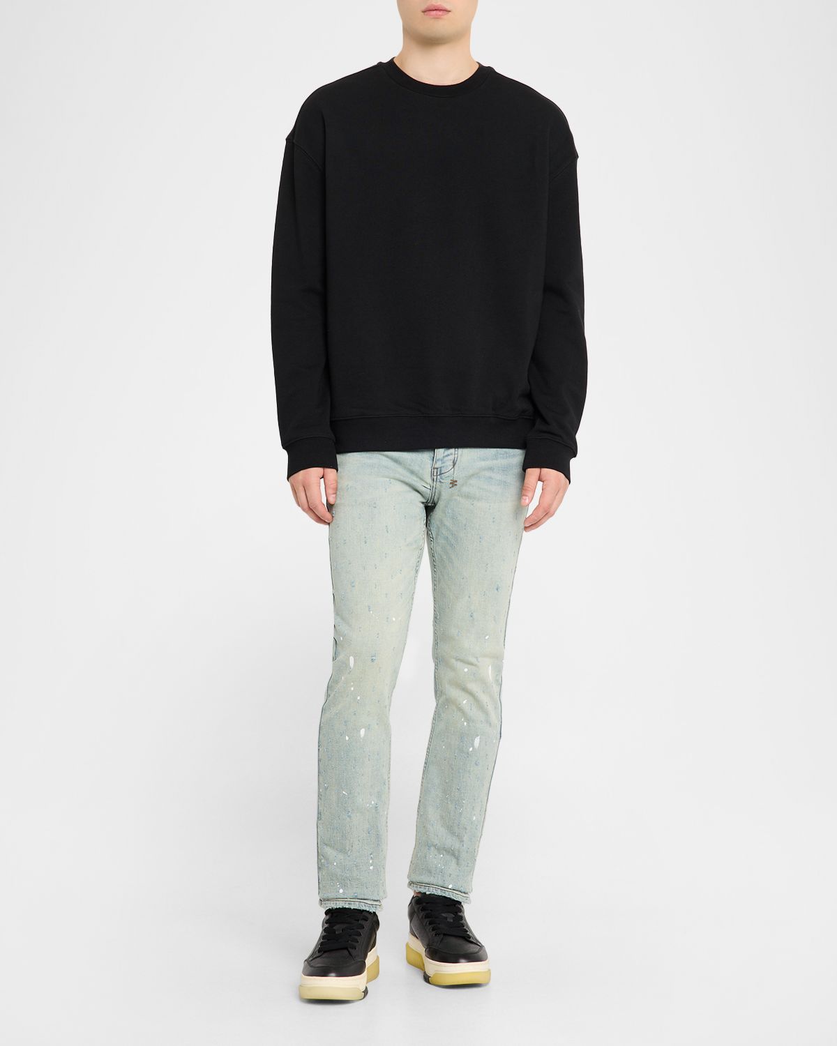 Ksubi Men 's 4x4 Biggie Loopback Fleece Sweatshirt