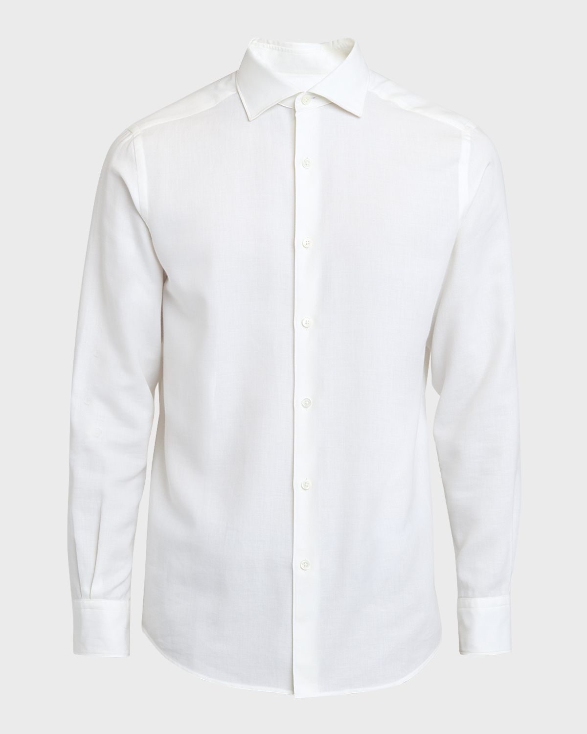 ZEGNA Men 's Cotton-Cashmere Cashco Sport Shirt | Thumbnail 7 ZEGNA Men 's Cotton-Cashmere Cashco Sport Shirt | Thumbnail 7
