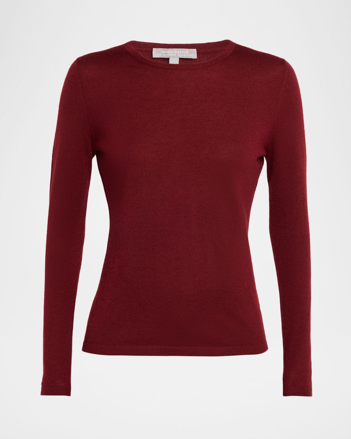 Neiman Marcus Cashmere Collection Cashmere Superfine Crewneck Top