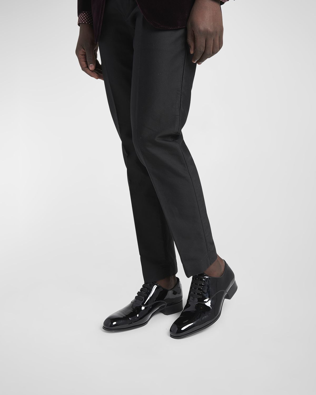 TOM FORD Men 's Edgar Patent Leather Oxfords