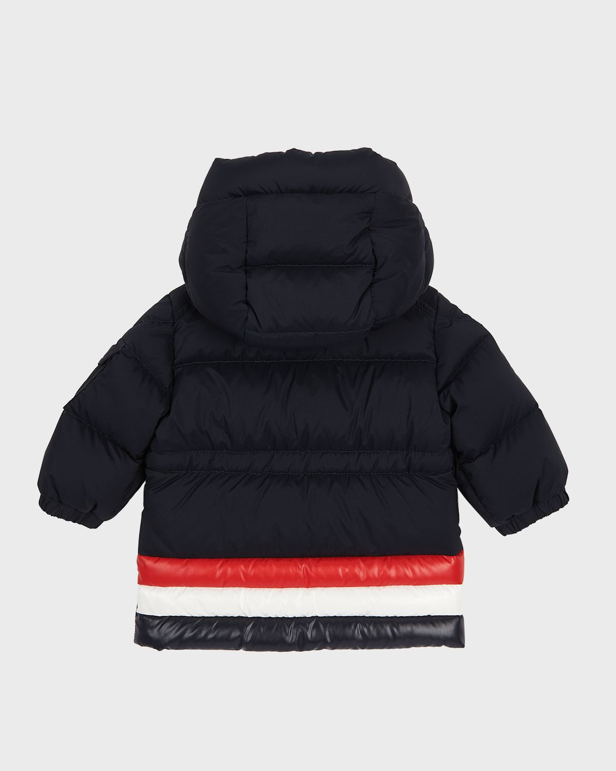 Moncler Boy 's Marat Striped Trim Long Parka, Size 12M-3