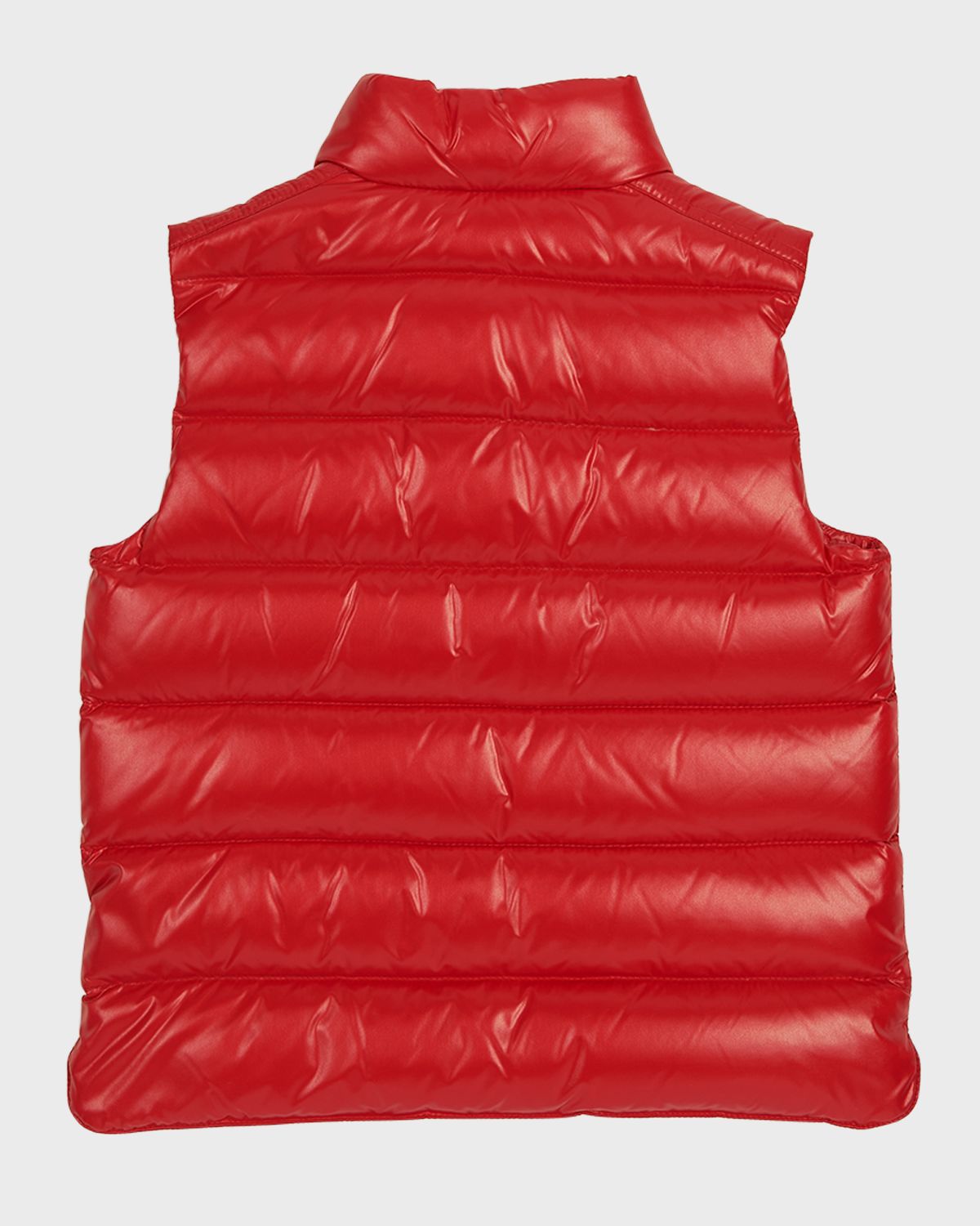 Moncler Kid 's Tib Logo Quilted Vest, Size 4-