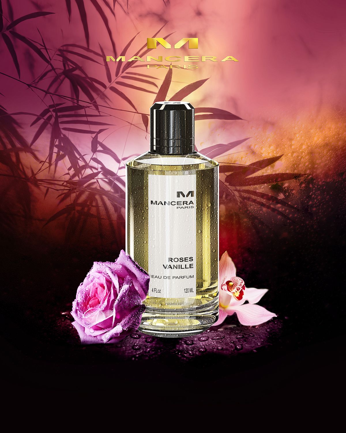 Mancera Roses Vanille Eau de Parfum, 4 oz.