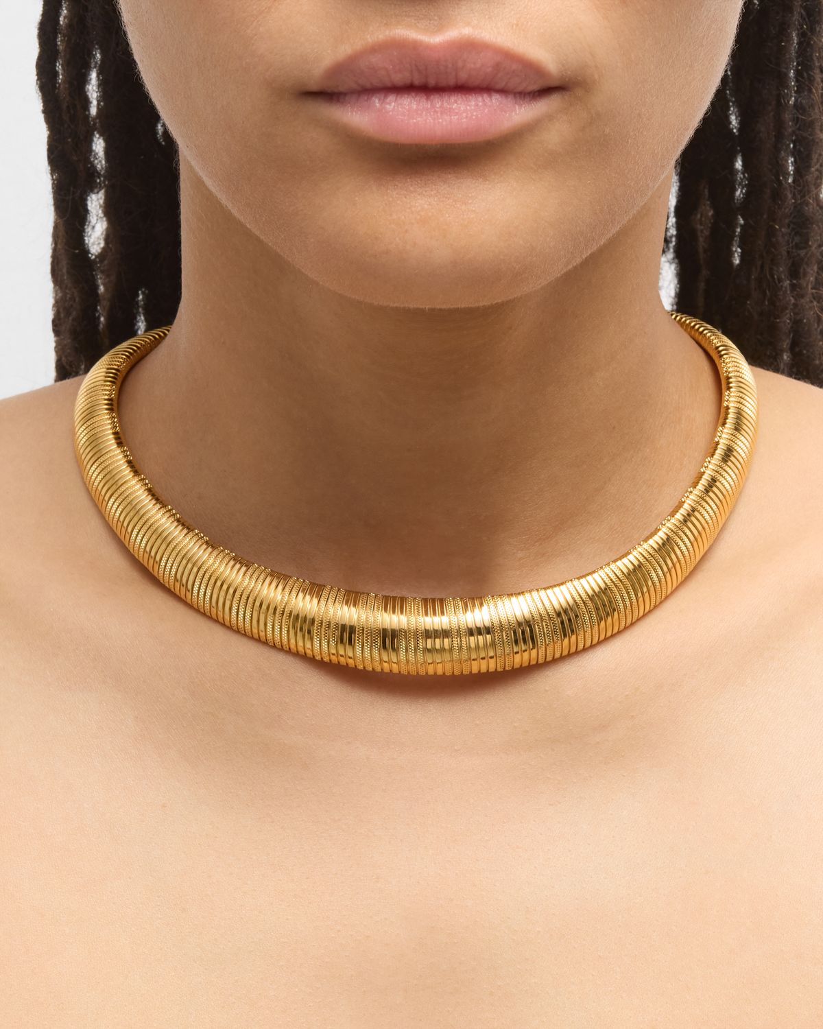 Ben-Amun 24k Gold Electroplated Snake Chain Necklace