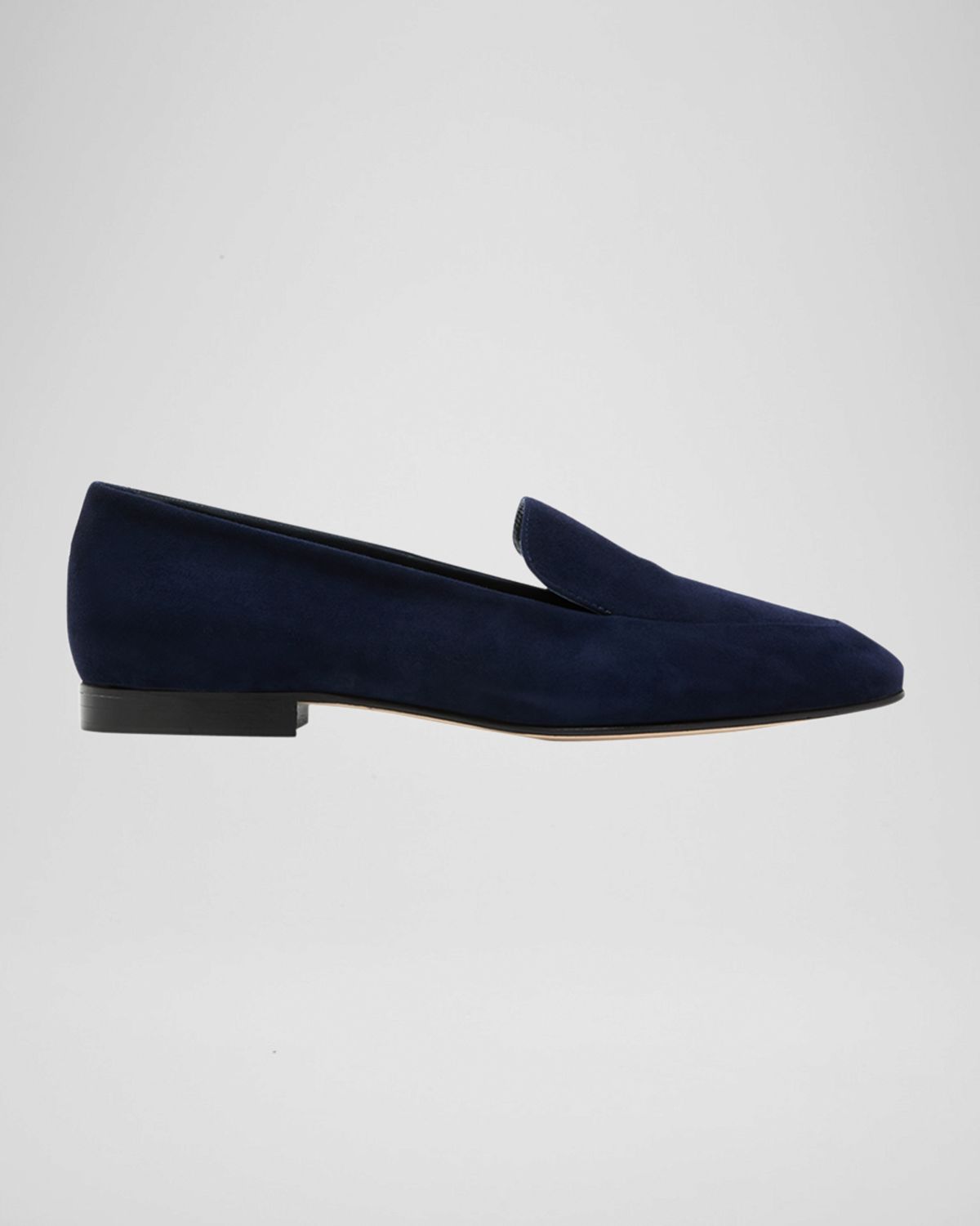 Manolo Blahnik Pitaka Suede Slip-On Loafers