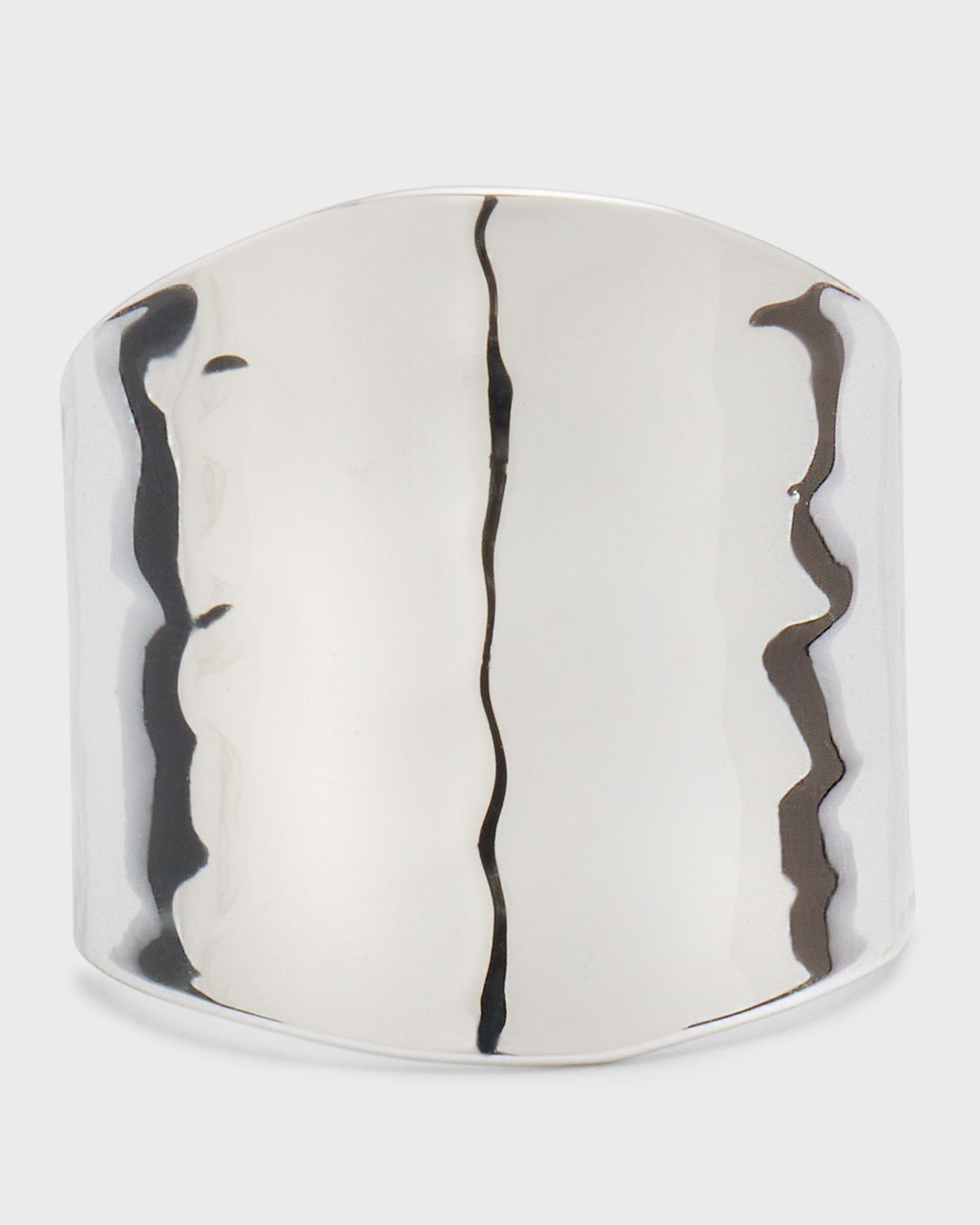 NEST Jewelry Adjustable Silver Hammered Ring