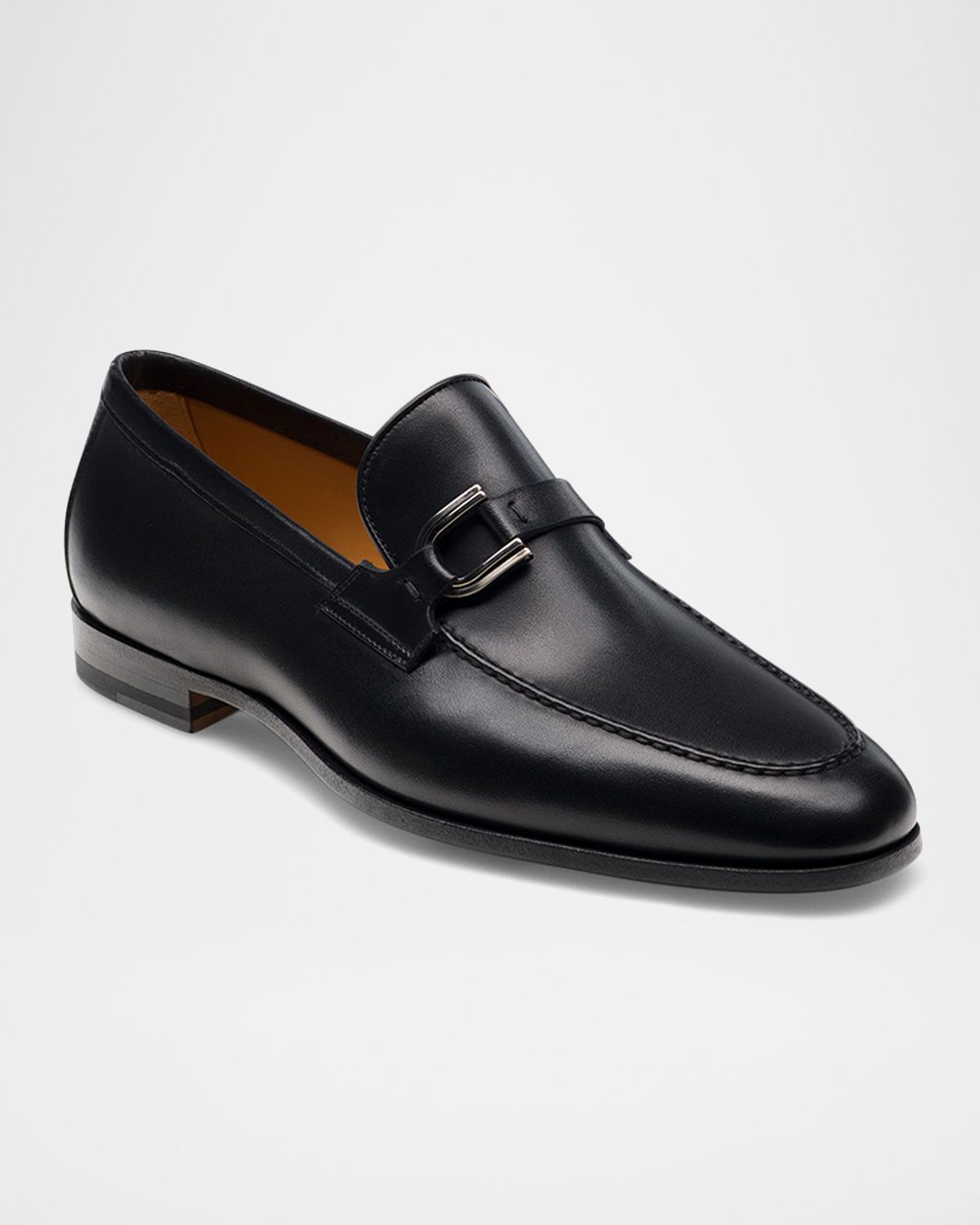 Magnanni Men 's Silvano Apron Toe Bit Loafers