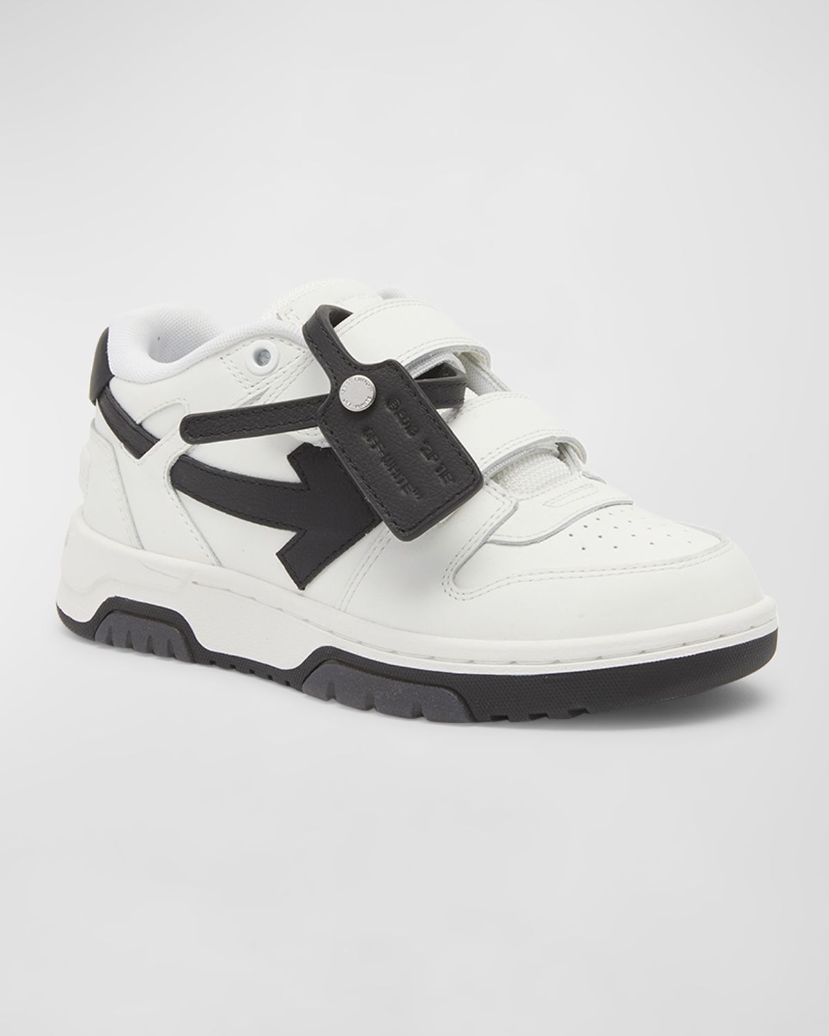 Off-White Kid 's Out Of Office Leather Low-Top Sneakers, Baby