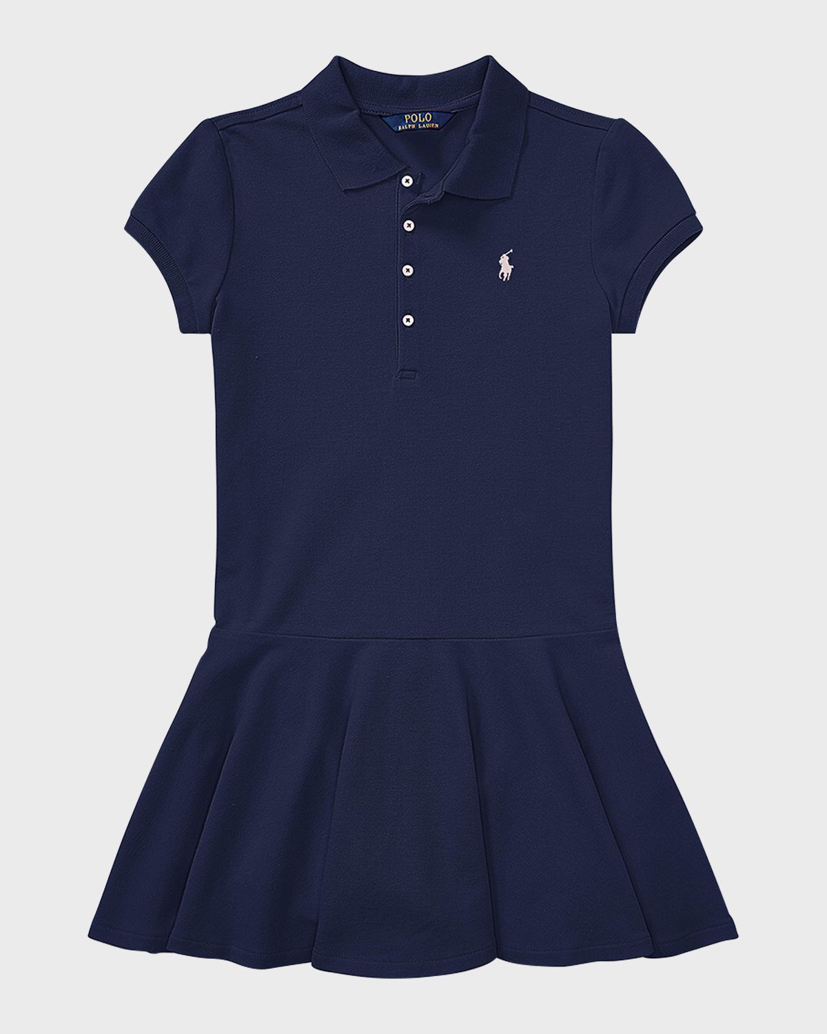 Polo Ralph Lauren Girl 's Mesh Polo Knit Dress, Size S-XL